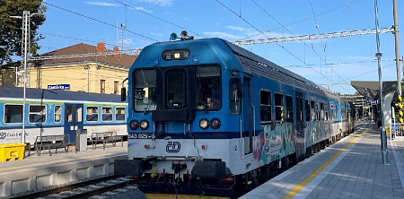 Vlaková stanice Zastávka u Brna